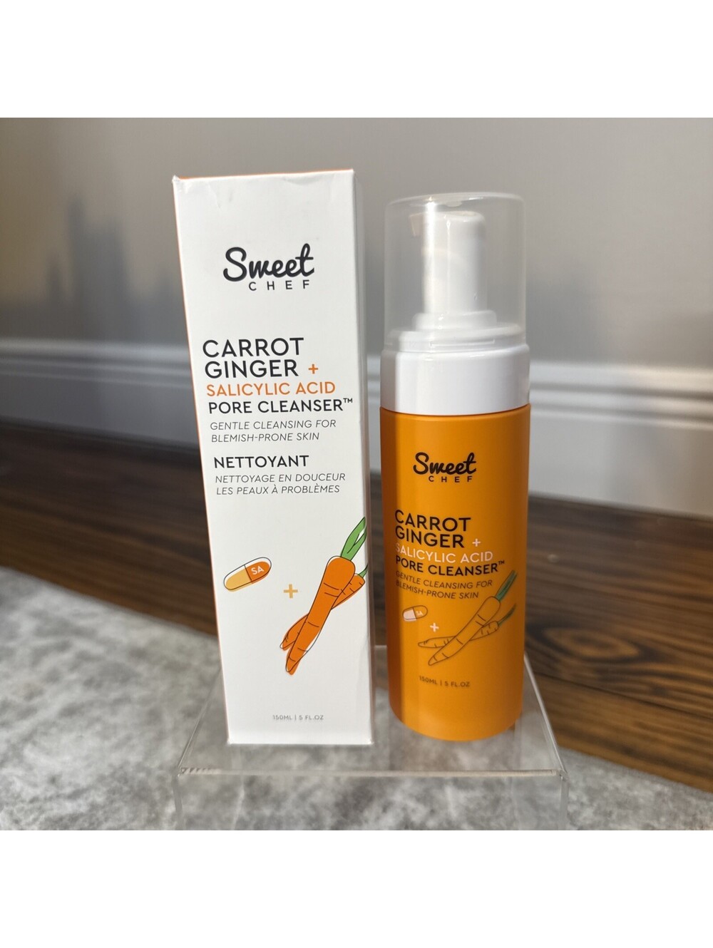 Sweet Chef Carrot Ginger + Salicylic Acid Pore Cleanser - Full Size 5oz/150ml